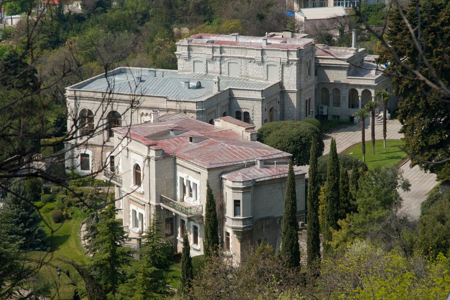 Юсуповский дворец в Кореизе — исторический внешний вид